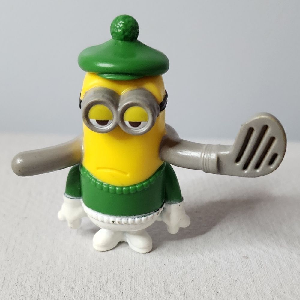 Despicable Me golf minion McDonald's toy figure